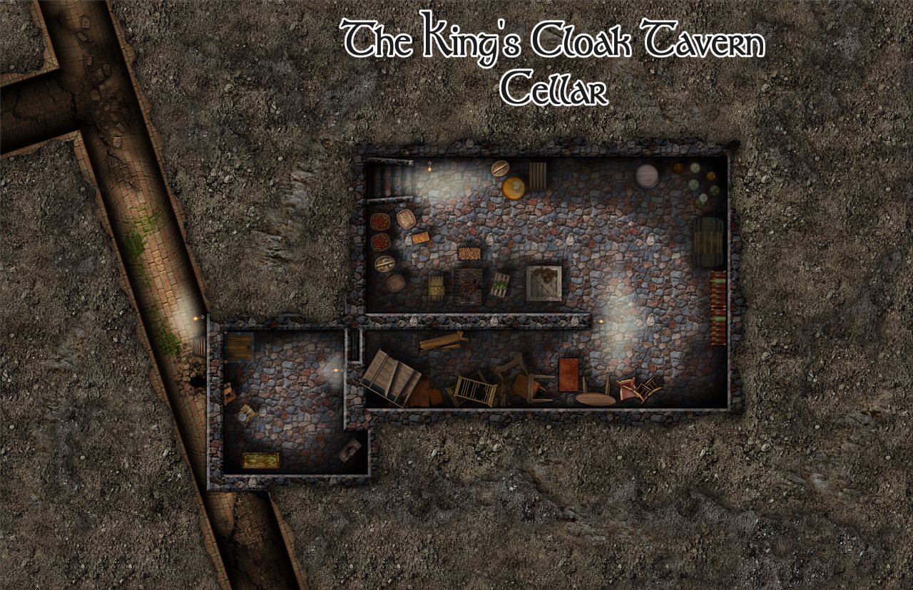 Nibirum Map: kings cloak cellar by Lorelei
